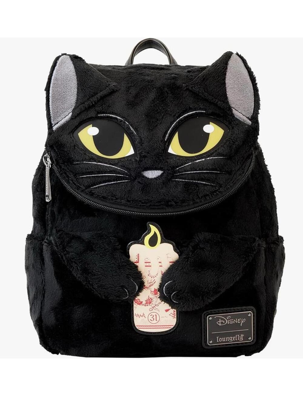 Loungefly Disney Hocus Pocus Binx Plush (GITD) Mini Backpack